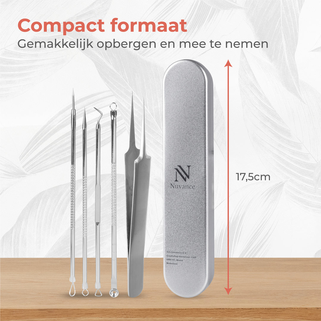 Blackhead Remover Set - Zilver