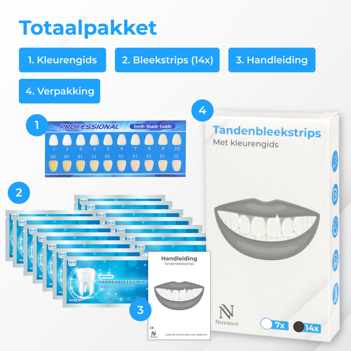 Teeth Whitening Strips - 14 Stuks