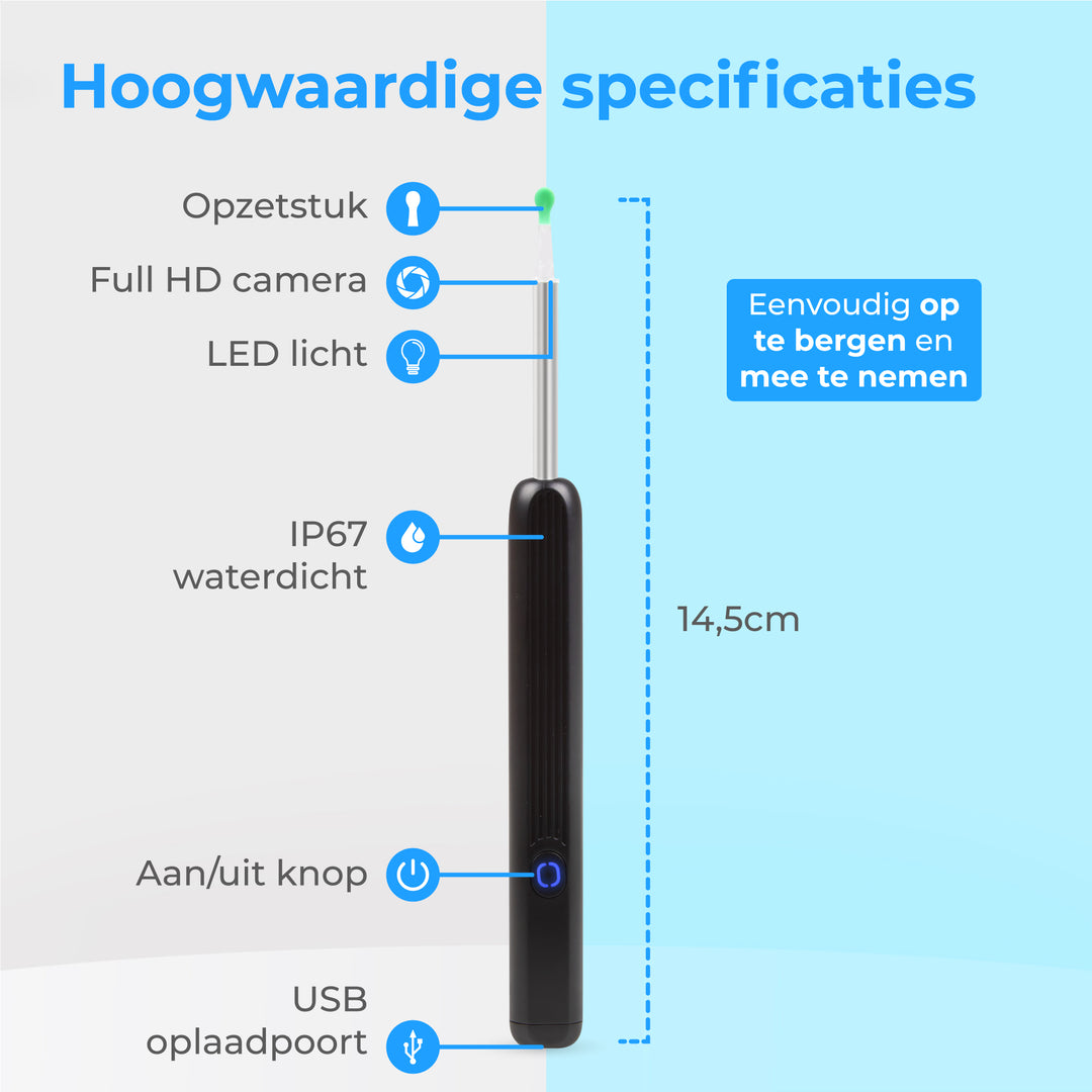 Oorsmeer Verwijderaar met Camera App