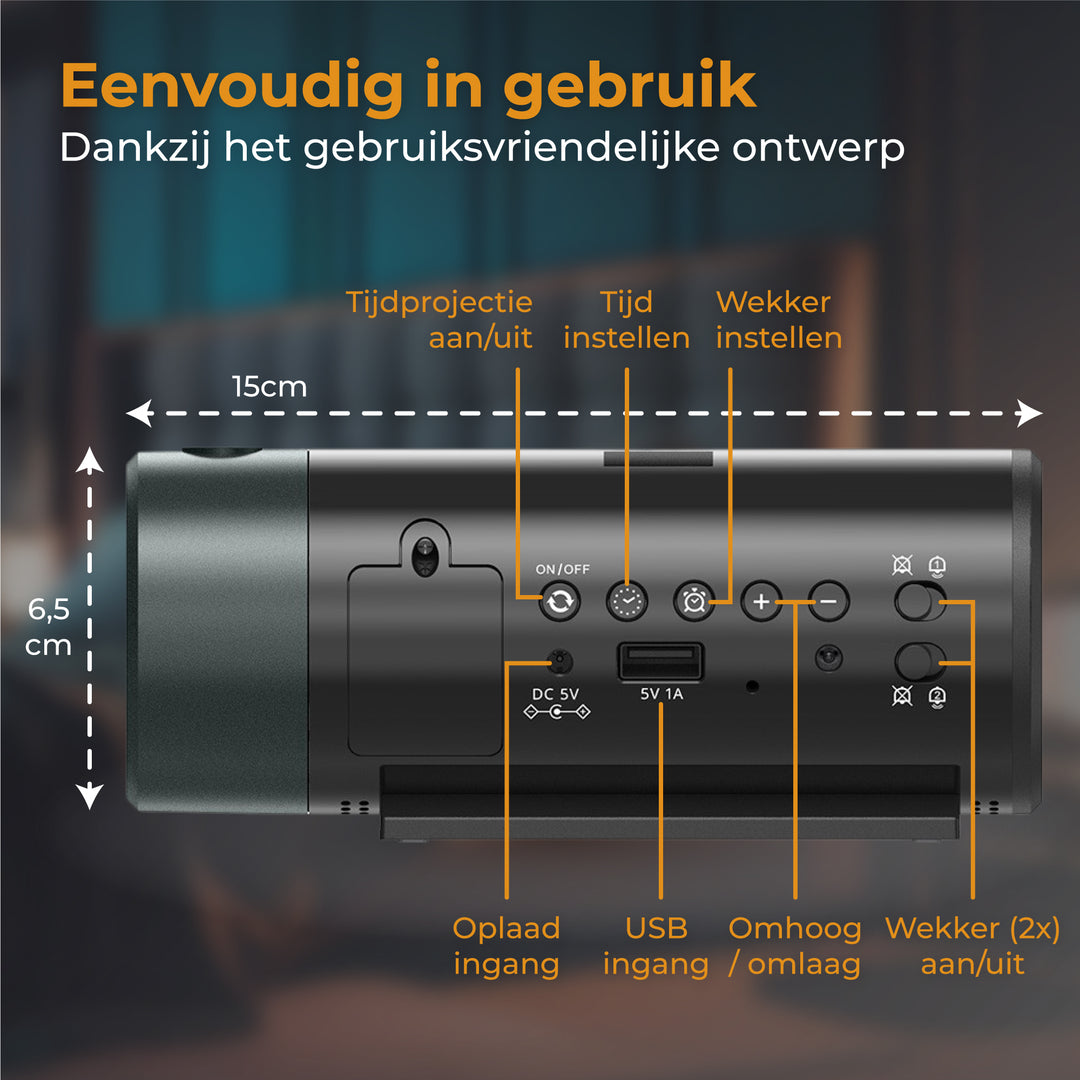 Digitale Wekker - met Projectie