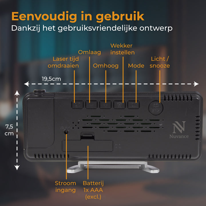 Digitale Wekker met Projectie