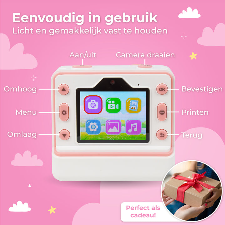 Kindercamera met Foto Print Functie