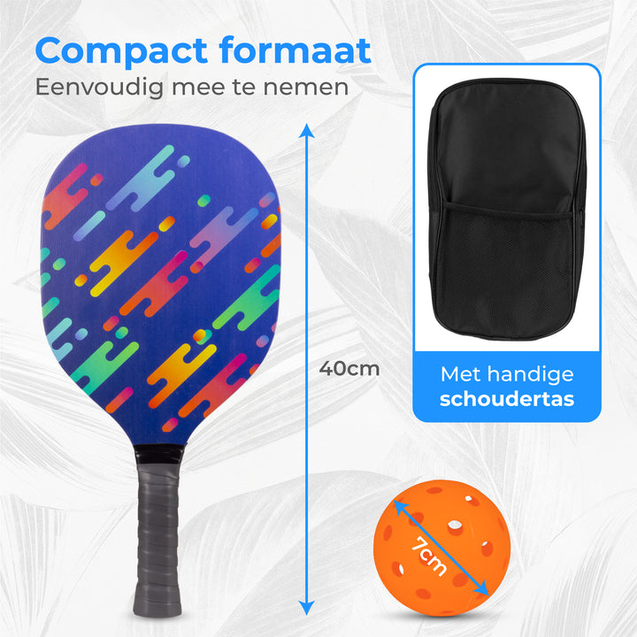 Pickleball Set - Populierenhout