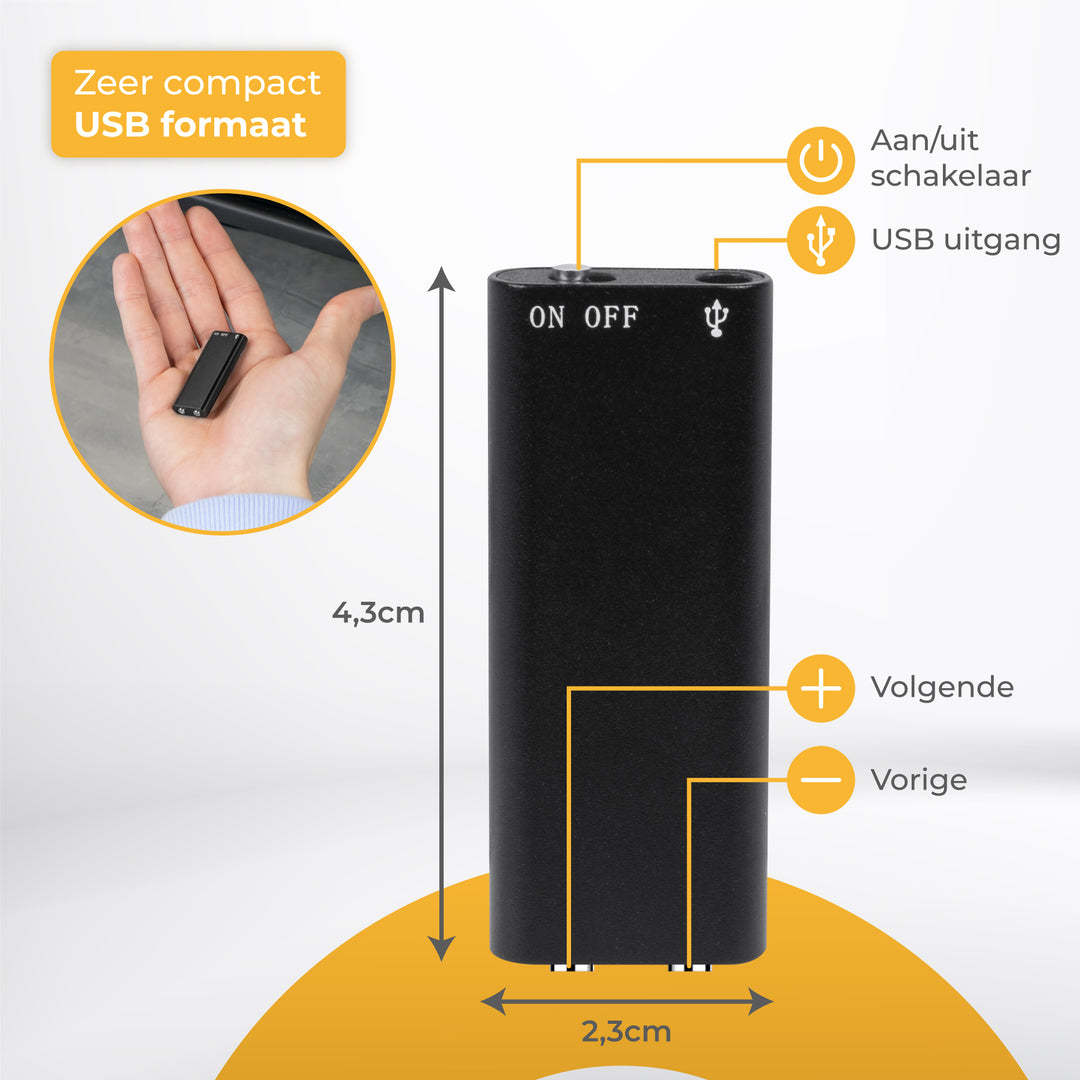 Mini Afluisterapparaat