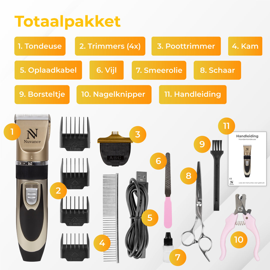 Hondentondeuse Set