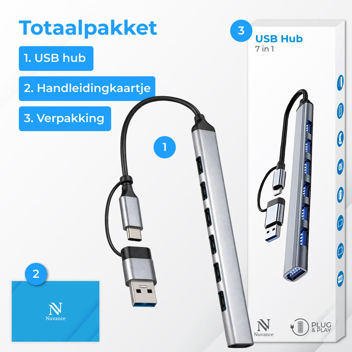 USB HUB 3.0 - 4 Poorten
