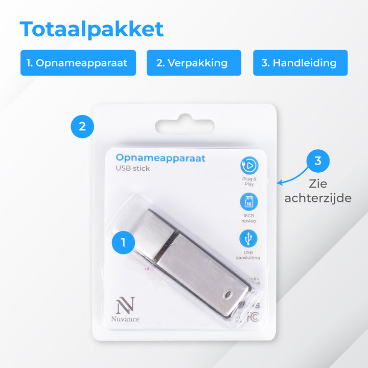 USB Stick Afluisterapparaat