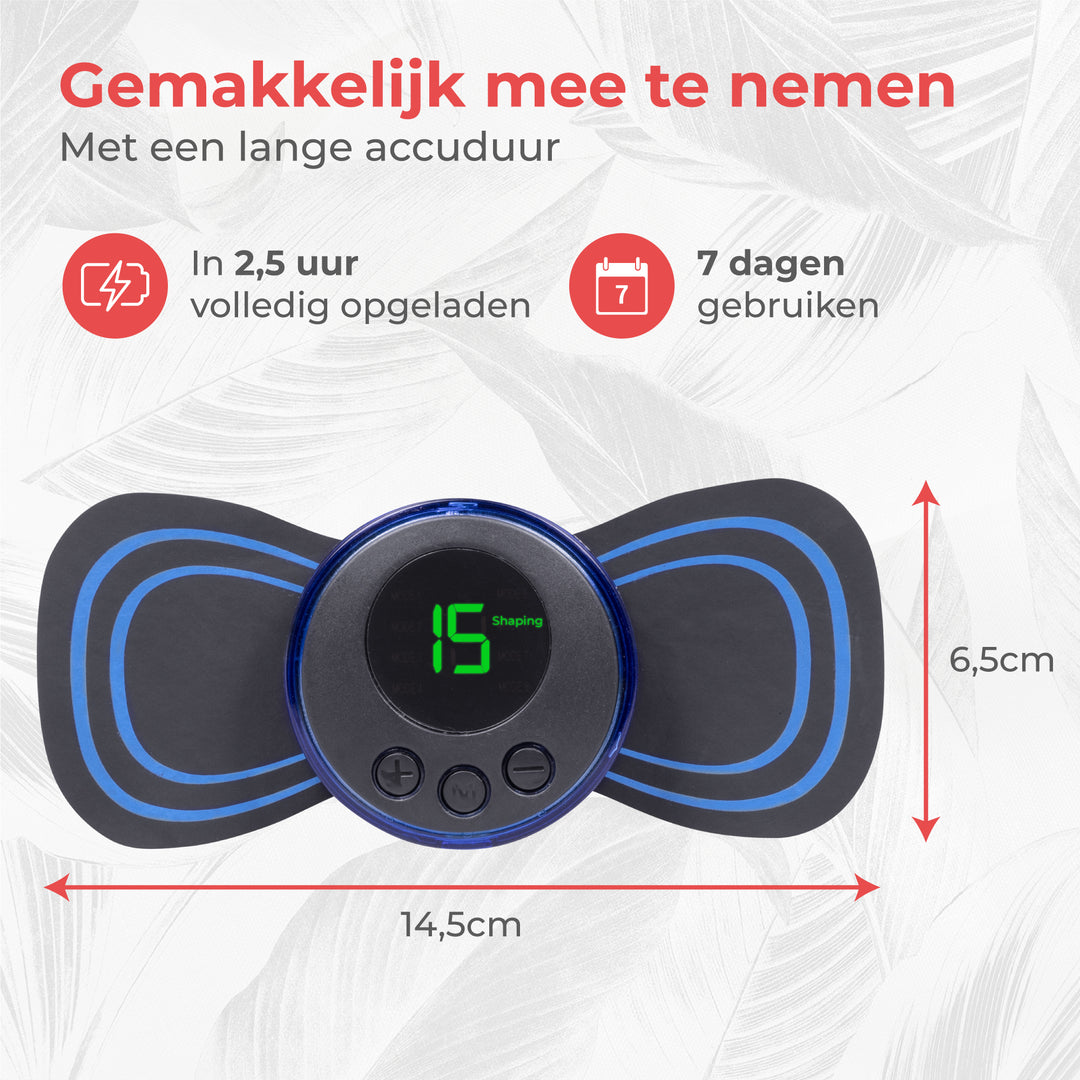 EMS Massage Apparaat - Met Bediening - 6 Matjes