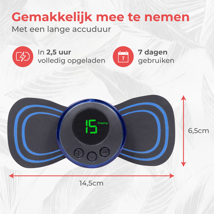 EMS Massage Apparaat - Met Bediening - 6 Matjes