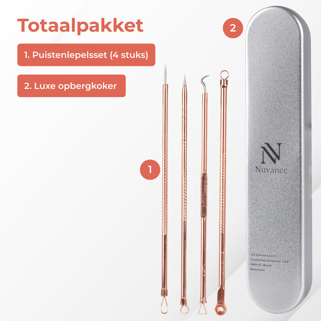 Blackhead Remover Set - Rose Goud