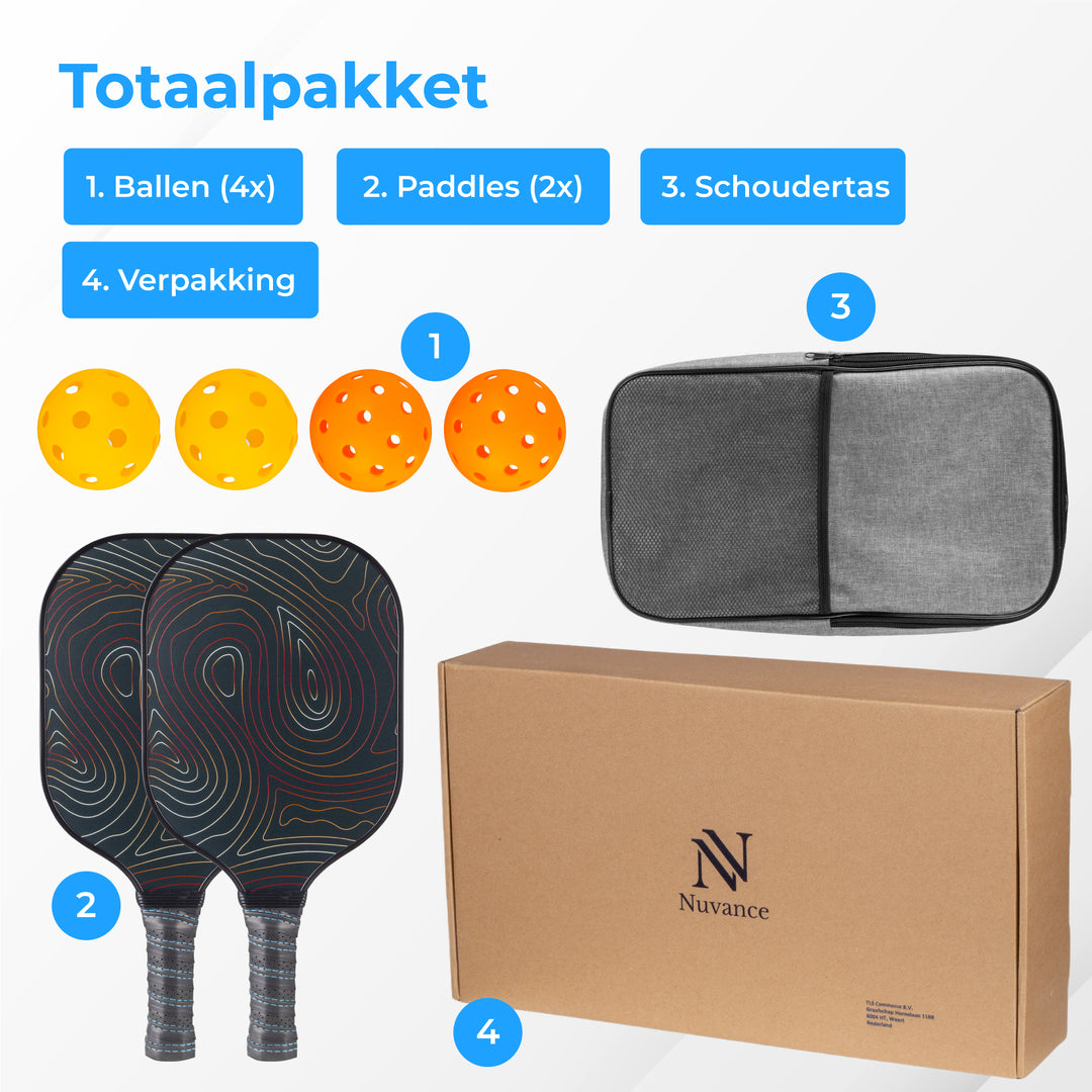 Pickleball Set - Glasvezel