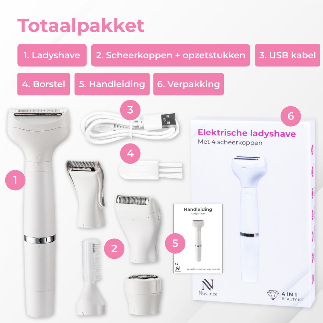 Ladyshave - 4 in 1