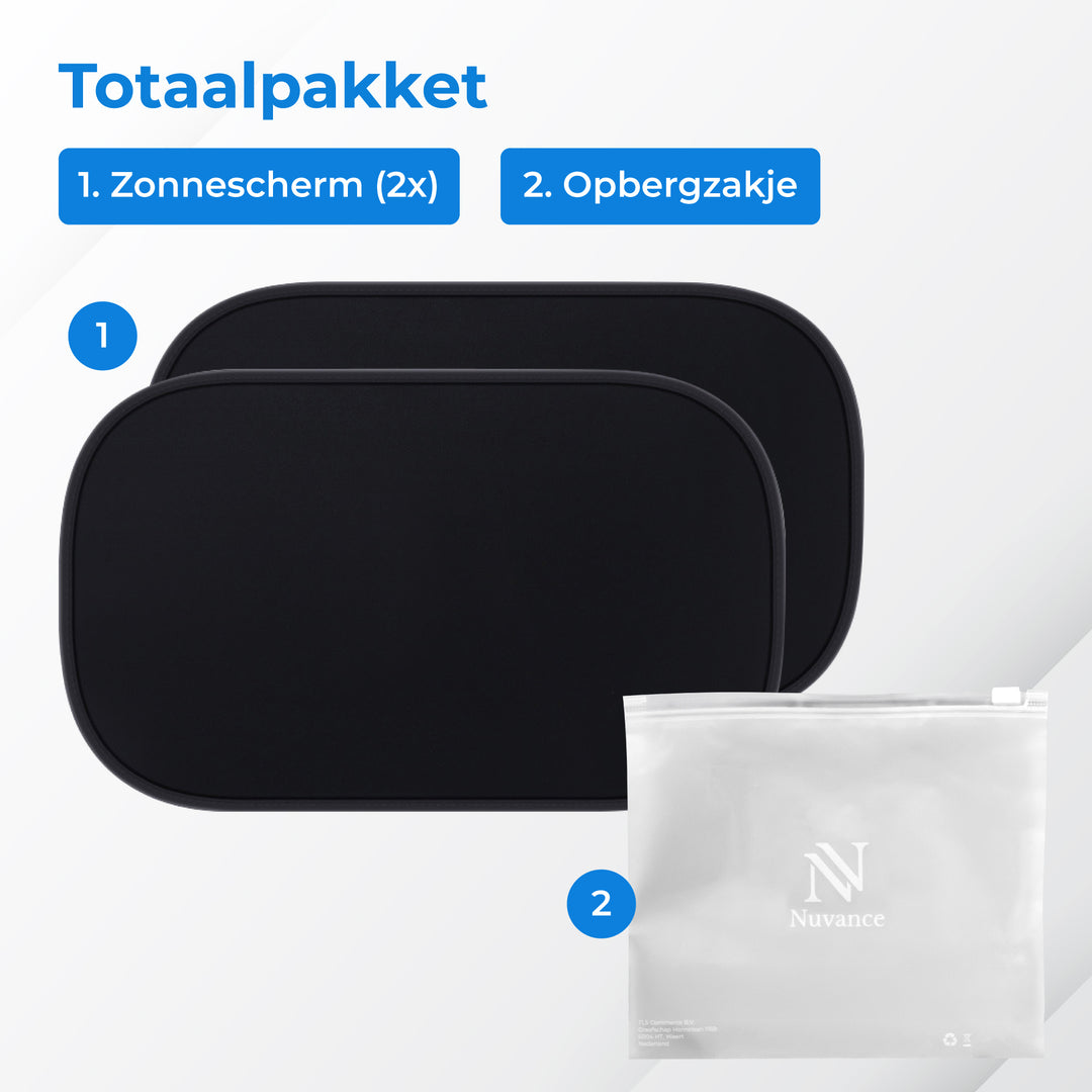 Zonnescherm voor Auto - 2 Stuks