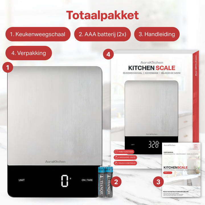 Keukenweegschaal Digitaal