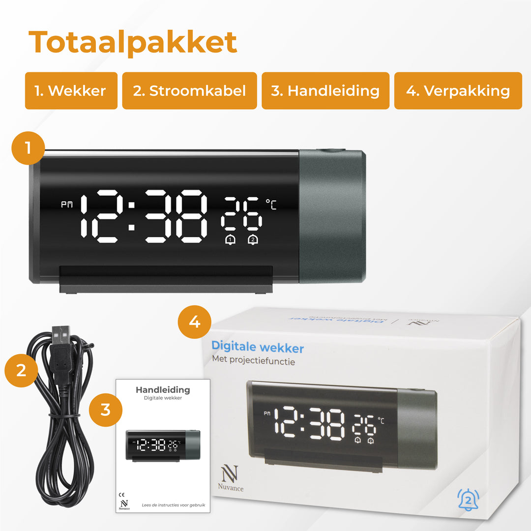 Digitale Wekker - met Projectie