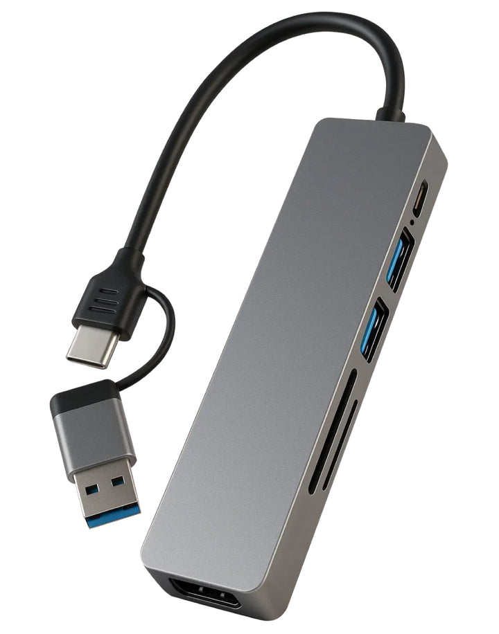 USB C Hub - 5 Poorten