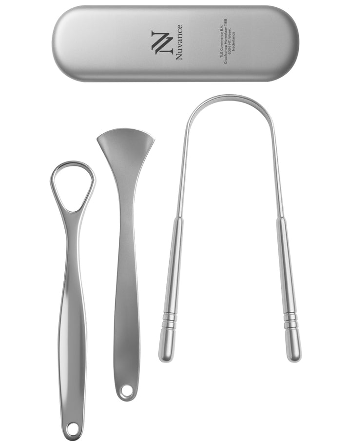 Tongschraper - 3 delig