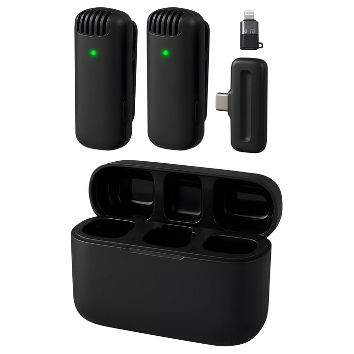 Draadloze Microfoon Set - met Oplaadcase