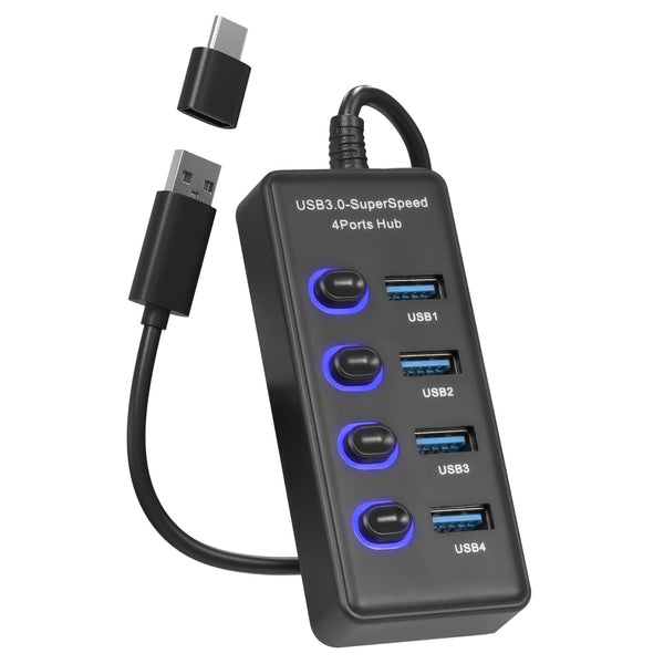 USB HUB 3.0 - 4 Poorten